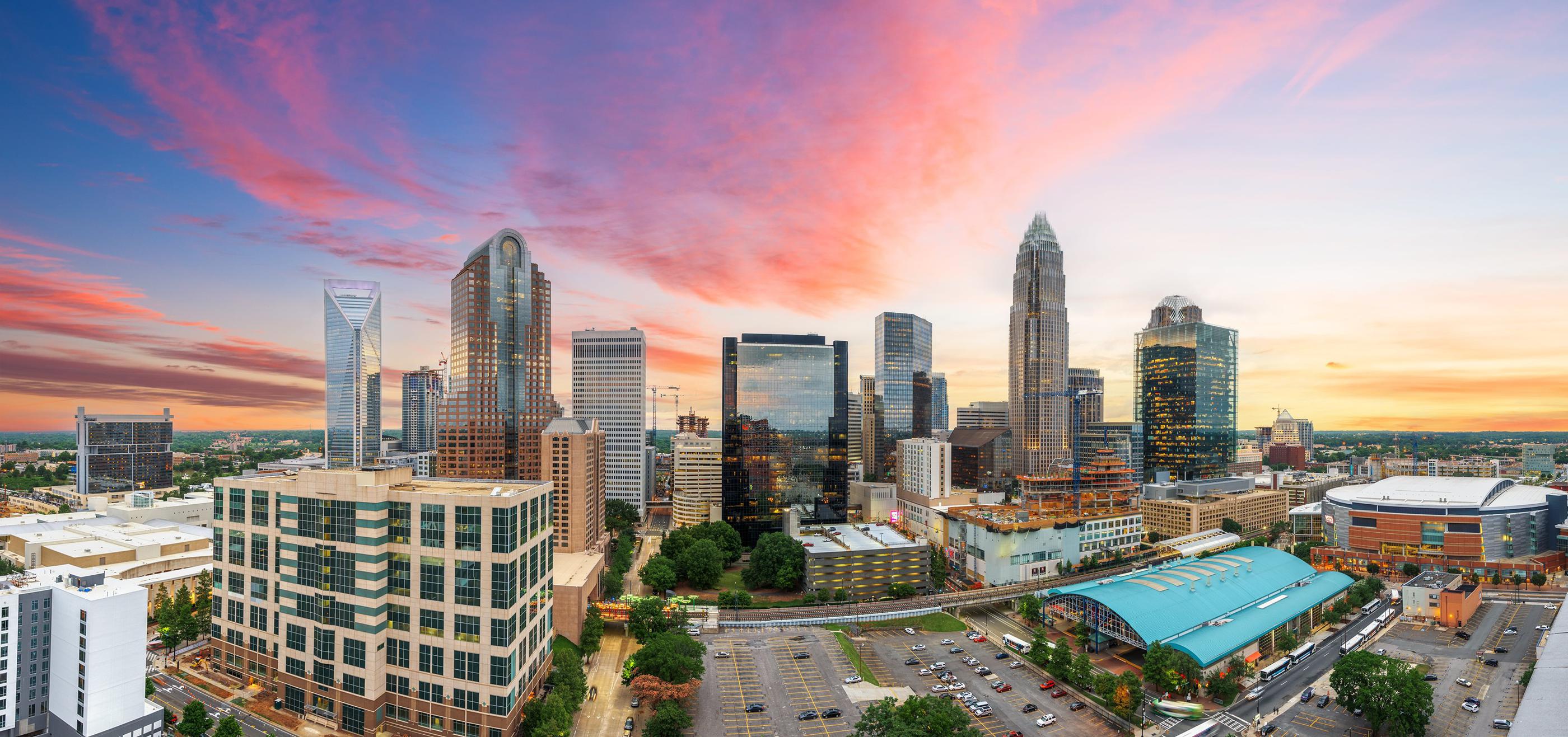 Charlotte, NC Uptown Skyline